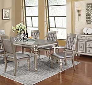 Coaster Home Furnishings Bling Game 5-Drawer Dining Server Metallic Platinum 106475