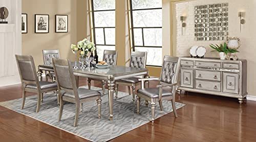 Coaster Home Furnishings Bling Game 5-Drawer Dining Server Metallic Platinum 106475