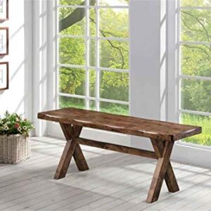 Coaster Furniture Alston Bench Knotty Nutmeg 106383