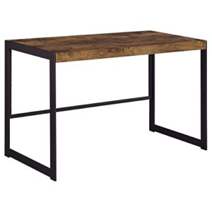 coaster furniture writing desk antique nutmeg 800655