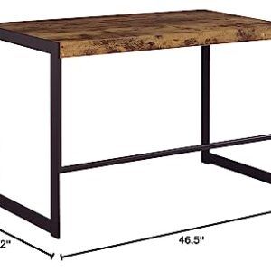 Coaster Furniture Writing Desk Antique Nutmeg 800655