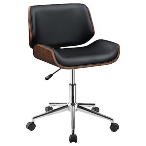 coaster home furnishings addington adjustable height office chair black and chrome