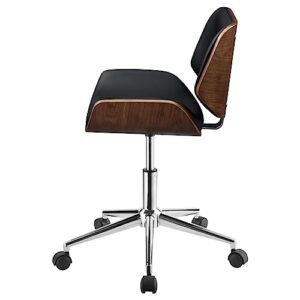 Coaster Home Furnishings Addington Adjustable Height Office Chair Black and Chrome