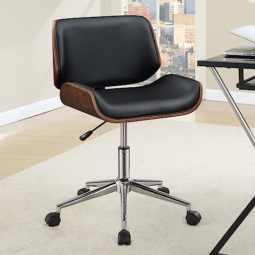 Coaster Home Furnishings Addington Adjustable Height Office Chair Black and Chrome