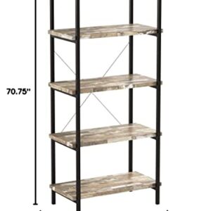 Coaster Furniture Bookcase Salvaged Cabin and Black 801552