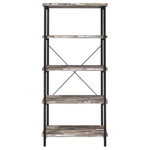 Coaster Furniture Bookcase Salvaged Cabin and Black 801552