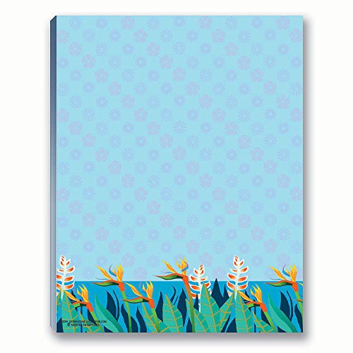 Floral Notepads - 4 Assorted Note Pads - Flower Theme Pads