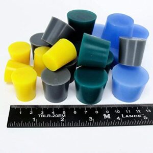 20pc Extra Large High Temp Silicone Rubber Plug Kit Powder Coating Custom Paint Supplies