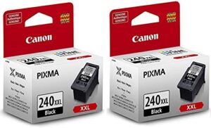 2 x canon pg-240xxl office products fine cartridge ink