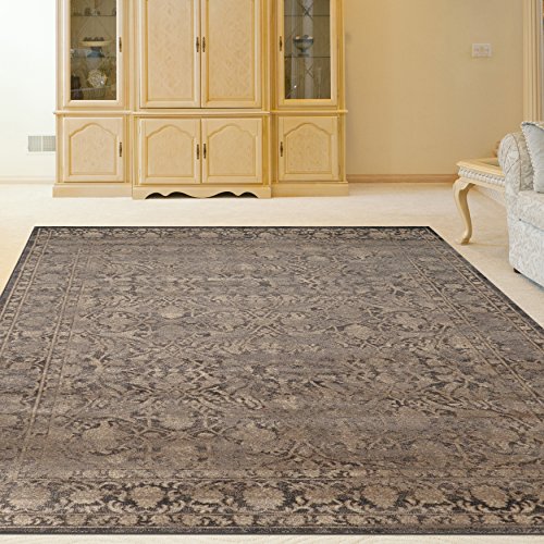 Radici USA, us home, RAE2P Colosseo Area Rug, 3'3 x 4'11, Brown