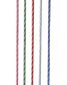 Creative Converting Two-Tone Party Candle, 8", Multicolored