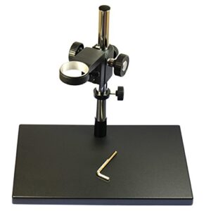 big heavy duty metal boom stereo microscope camera table stand holder 50mm ring