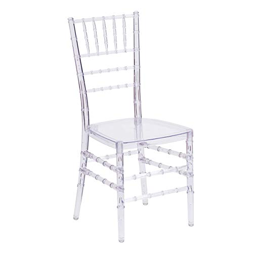 Flash Furniture 2 Pack Flash Elegance Crystal Ice Stacking Chiavari Chair