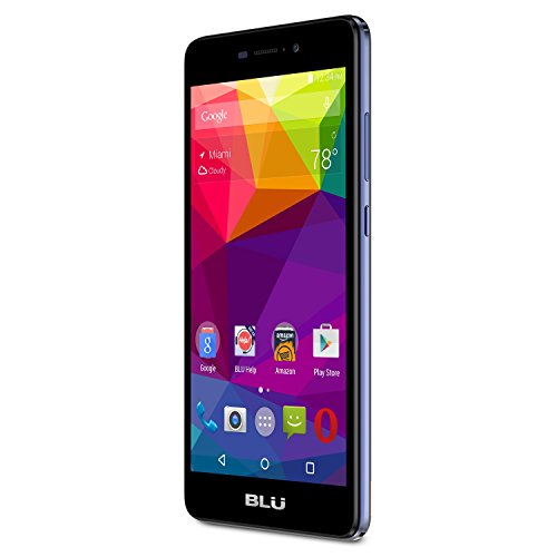 BLU Life XL - LTE Smartphone - GSM Unlocked - 8GB +1GB RAM - Dark Blue