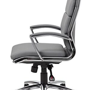 Boss Office Products CaressoftPlus Executive Chair, Grey