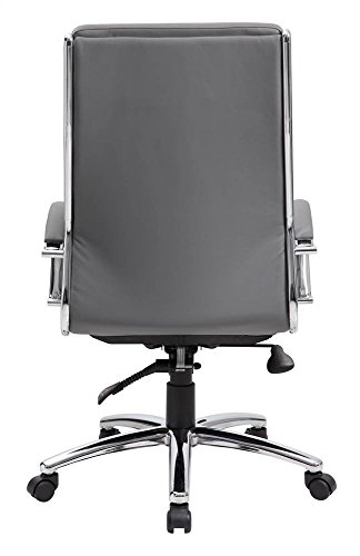 Boss Office Products CaressoftPlus Executive Chair, Grey