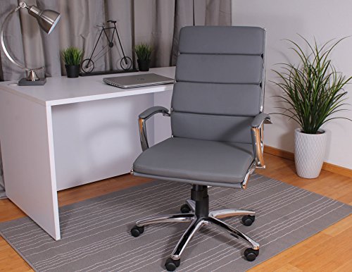 Boss Office Products CaressoftPlus Executive Chair, Grey