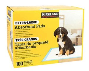 extra-large absorbent pads, 100 large pads, 30"x23" by kirkland