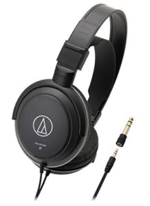 audio-technica ath-avc200 sonicpro over-ear closed-back dynamic headphones black, 1/8"