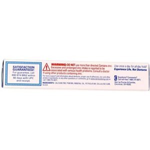 Fixodent, Denture Adhesive Cream, Free of Flavors & Colors, 2.4 Ounce