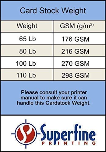 White Cardstock - For School Supplies, Kids Art & Crafts, Invitations, Business Card Printing | Extra Thick 100 lb Card Stock, 8.5 x 11 inch, Heavy Weight Hard Cover Stock (270 gsm) 50 Sheets Per Pack