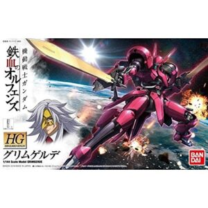 Bandai Hobby HG IBO 1/144 #14 Grimgerde Gundam Iron-Blooded Orphans Building Kit, 8", Multi-Colored (BAN202305)