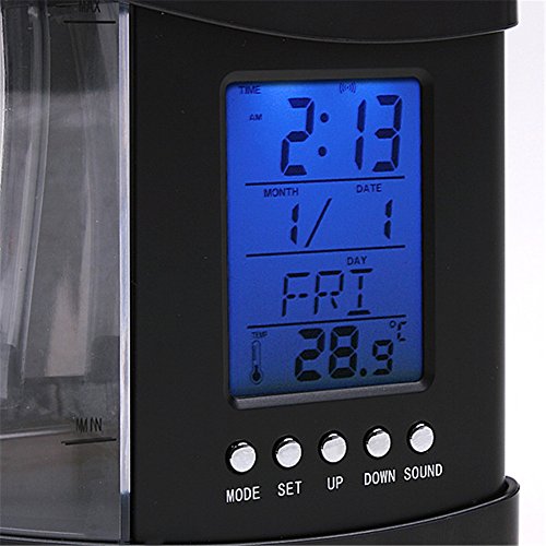 ATC® Mini USB LCD Lamp Desktop Fish Tank Aquarium with LED Clock