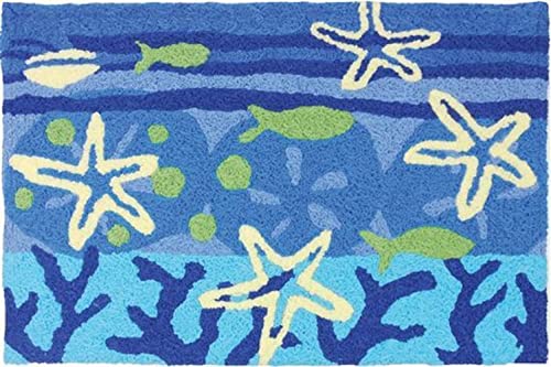 Jellybean Indoor Outdoor Machine Washable Rug, Ocean View