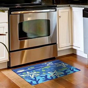 Jellybean Indoor Outdoor Machine Washable Rug, Ocean View