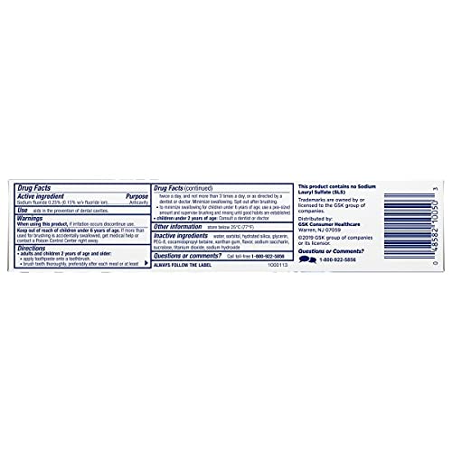 biotène Gentle Formula Fluoride Toothpaste, Fresh Mint 4.3 oz (Pack of 2)
