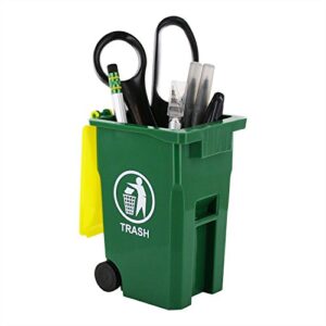 Thornton's Office Supplies Mini Curbside Trash and Recycle Can Set Pencil Cup Holder