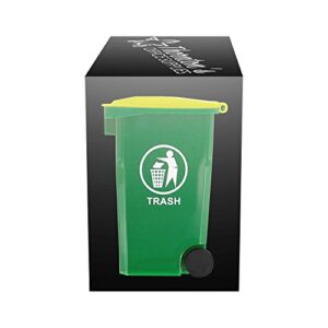 Thornton's Office Supplies Mini Curbside Trash and Recycle Can Set Pencil Cup Holder