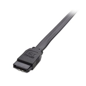 Cable Matters 3-Pack SATA III 6.0 Gbps SATA Cable 18 Inches (SATA Cable for SSD, SATA SSD Cable, SATA 3 Cables) Black