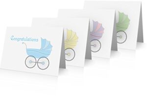 new baby congratulations greeting cards (12 foldover cards and envelopes) new baby cards