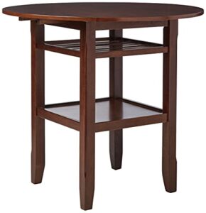 acme furniture tartys counter height table, cherry