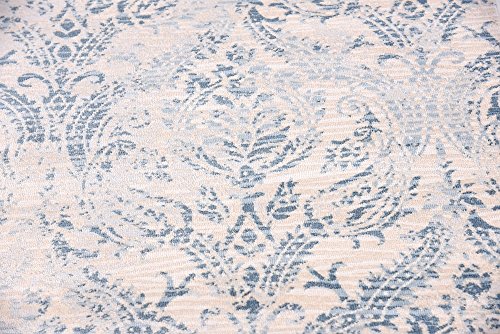 Unique Loom Paris Collection Pastel Tones Traditional Distressed Blue Runner Rug (2' 7 x 10' 0)