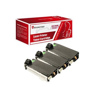 awesometoner compatible toner cartridge replacement for sharp fo56nd use with fo 2081 (black, 3-pack)