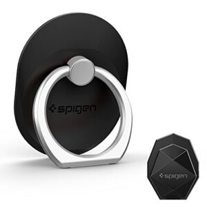 spigen style ring cell phone ring phone grip/stand/holder for all phones and tablets - black