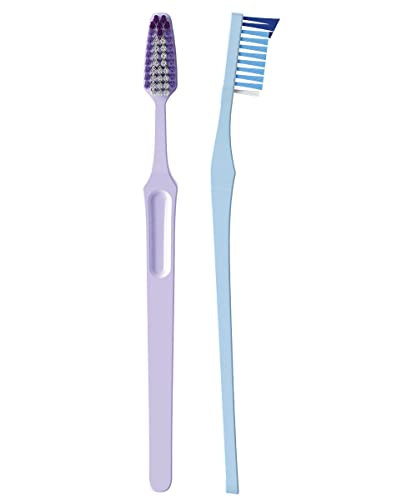 REACH Crystal Clean Firm Adult Toothbrush, 1 ea - Colors May Vary (Pack of 6)