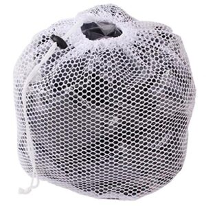 edtoy white drawstring washing bag for washing machine mesh net laundry bags m