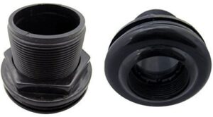 2 pack - 1.5" threaded/slip bulkhead (am brand) - 2" 1/2" hole diameter required.