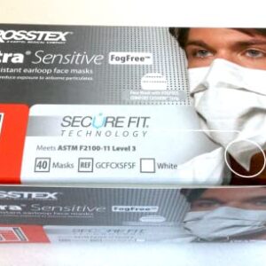 Blue Mask Crosstex International GCFCX Crosstex Fluid Resist Masks Anti-Fog 40/Bx