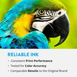 Speedy Inks Remanufactured Ink Cartridge Replacement for HP 63XL F6U63AN High Yield (Color, 3-Pack)