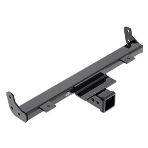 draw-tite 65069 front mount receiver with 2" square receiver opening , black