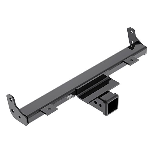 Draw-tite 65069 Front Mount Receiver with 2" Square Receiver Opening , Black