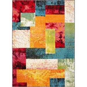 Home Dynamix Splash Scarlet Rug 3'3"x4'3" Ivory/Pink/Orange/Blue