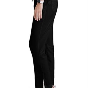 Grey's Anatomy 4276 4 Pkt Yoga Knit Waistband Pant (Black, Medium)