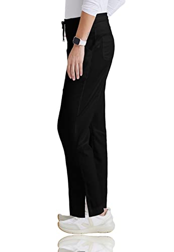 Grey's Anatomy 4276 4 Pkt Yoga Knit Waistband Pant (Black, Medium)