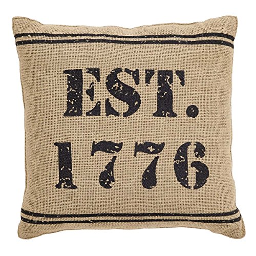 VHC Brands 25884 Independence 1776 Pillow 12x12