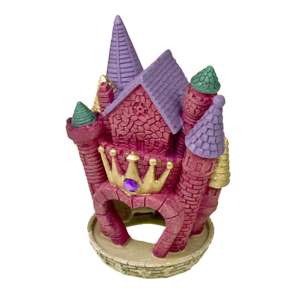 Blue Ribbon EE-144 Princess Castle Exotic Environments Aquarium Ornament 3.75"L x 2.75"W x 5"H